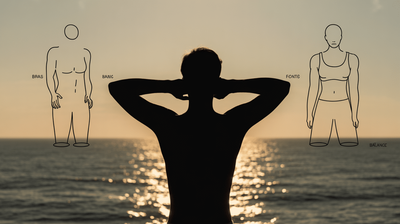 silhouette bras affinés interrogation
