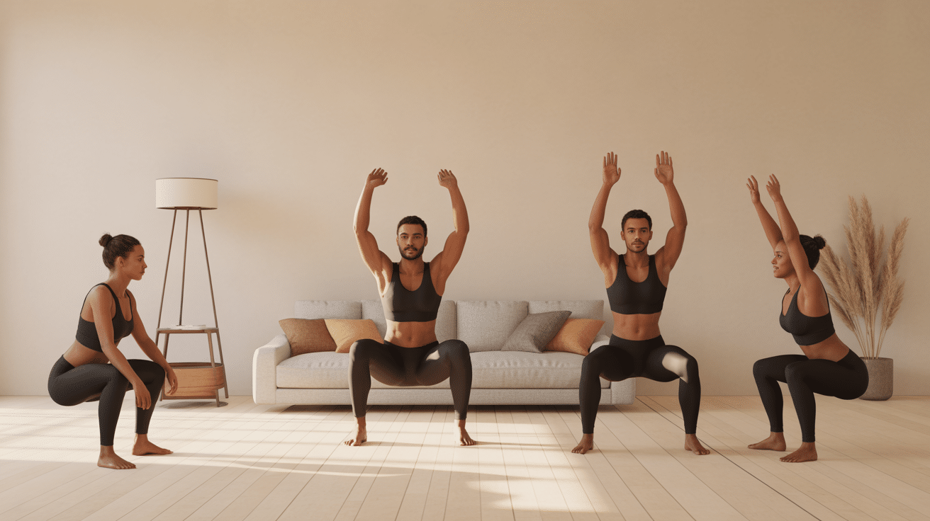 Affiner ses cuisses exercices squats fentes hip thrust chaise