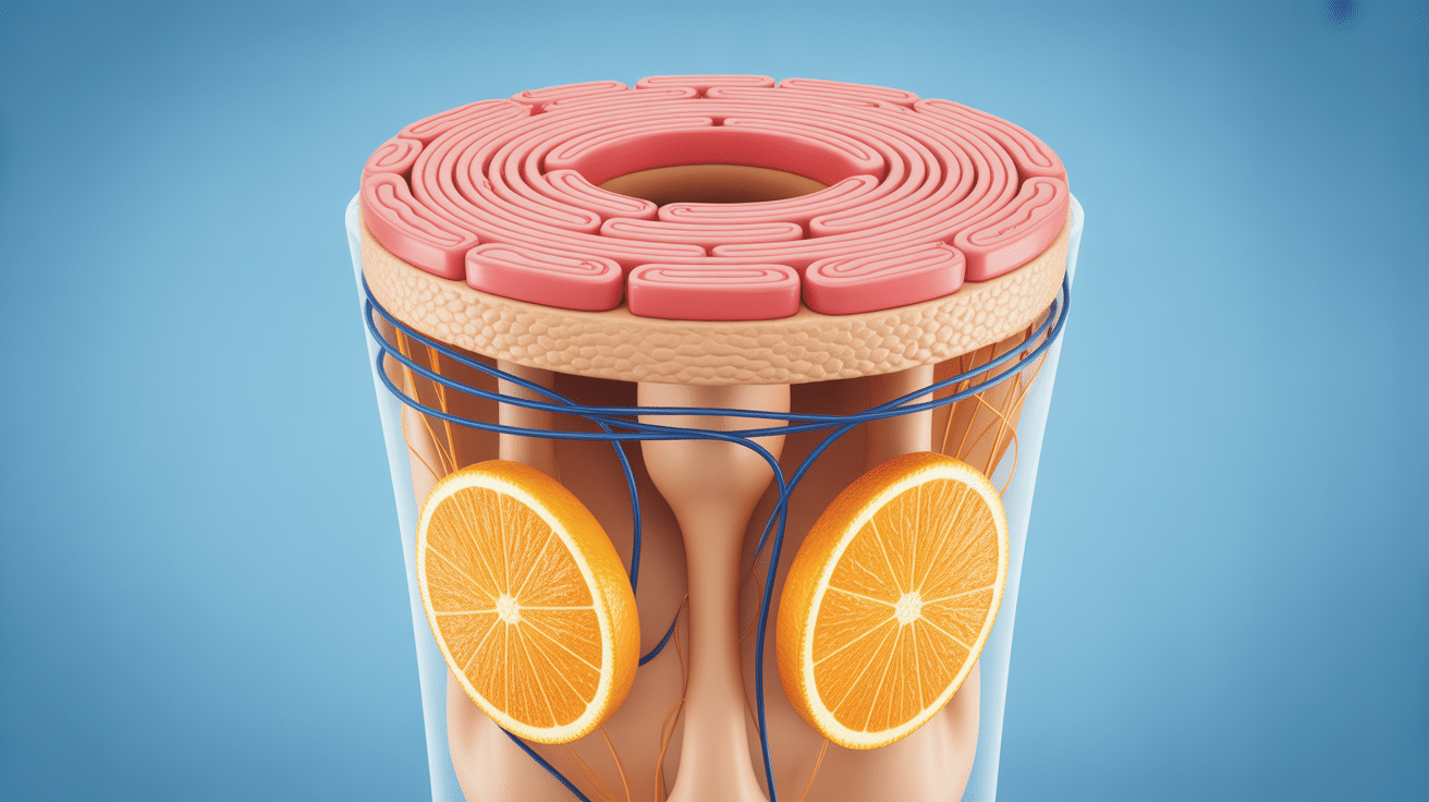 schema coupe cellulite cuisses formation peau d’orange