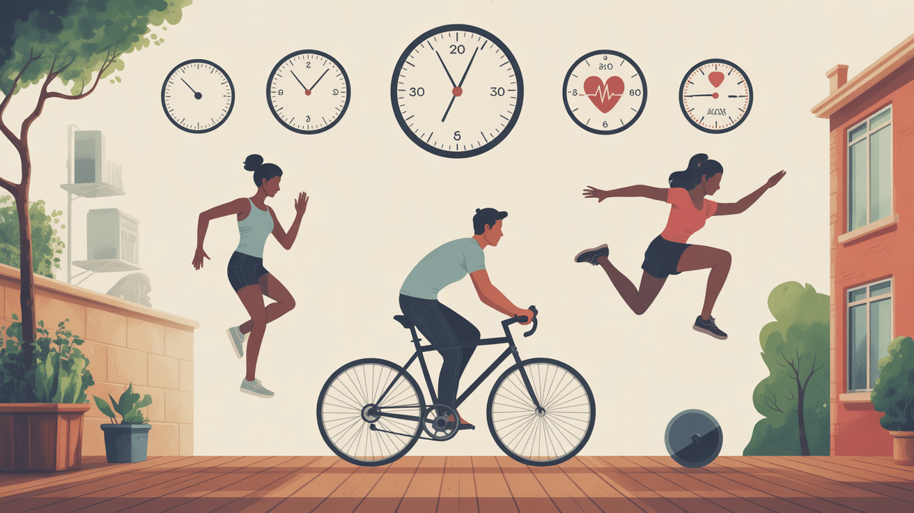 Méthodes cardio course vélo corde à sauter