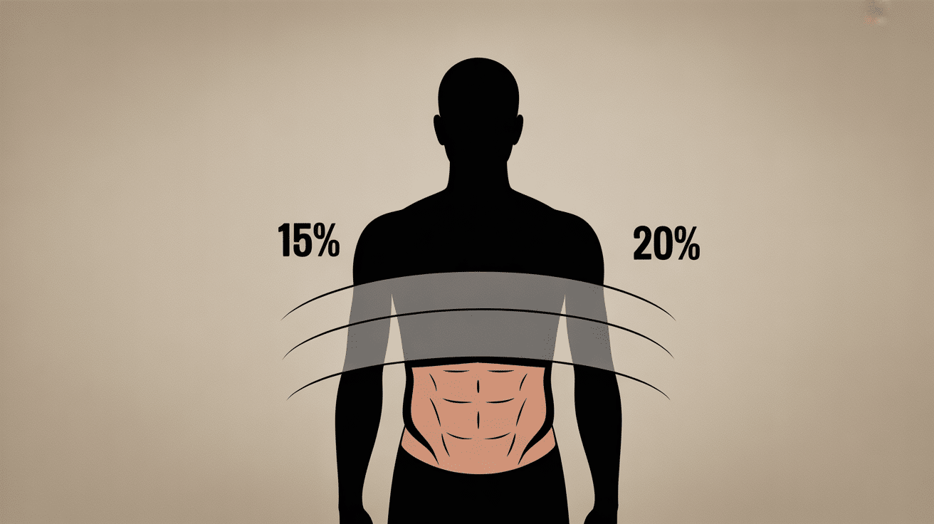Schema pourquoi abdos invisibles graisse et muscle