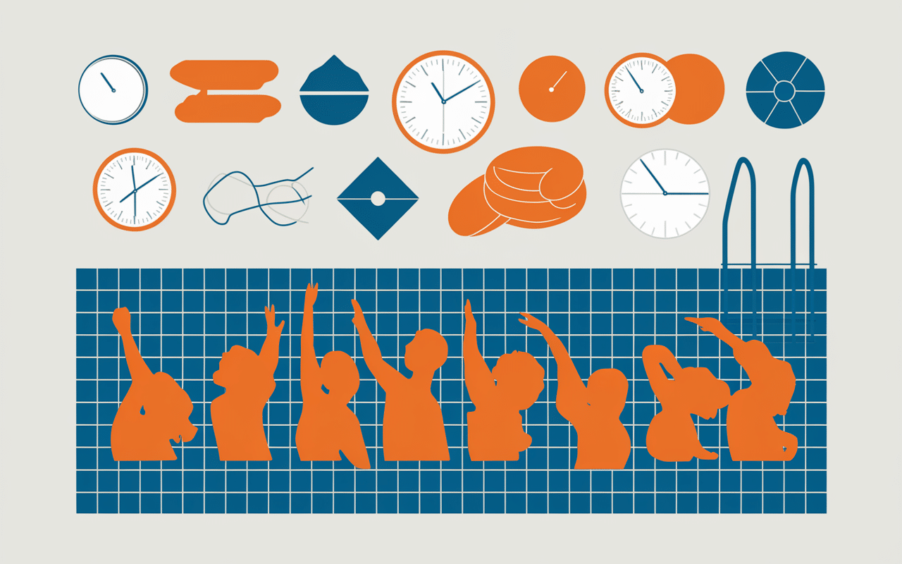 tableau progression aquagym facteurs rapides planning