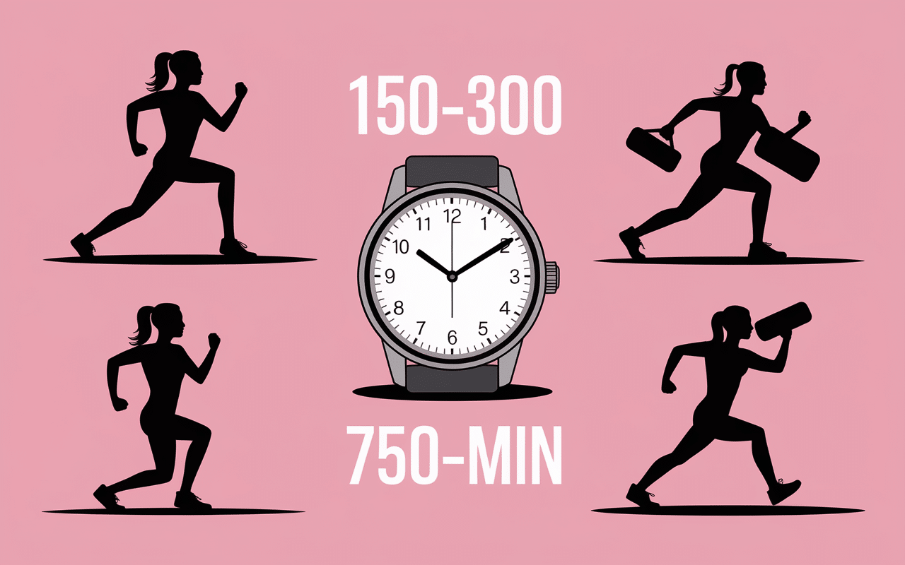 infographie duree sport semaine activites