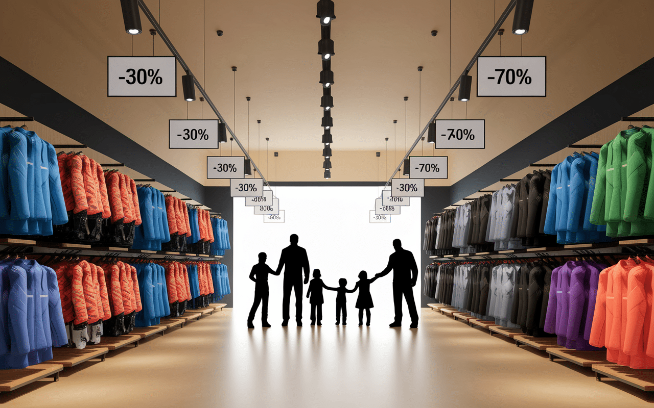 Rayons magasin sport à tout prix Sévrier destockage ski