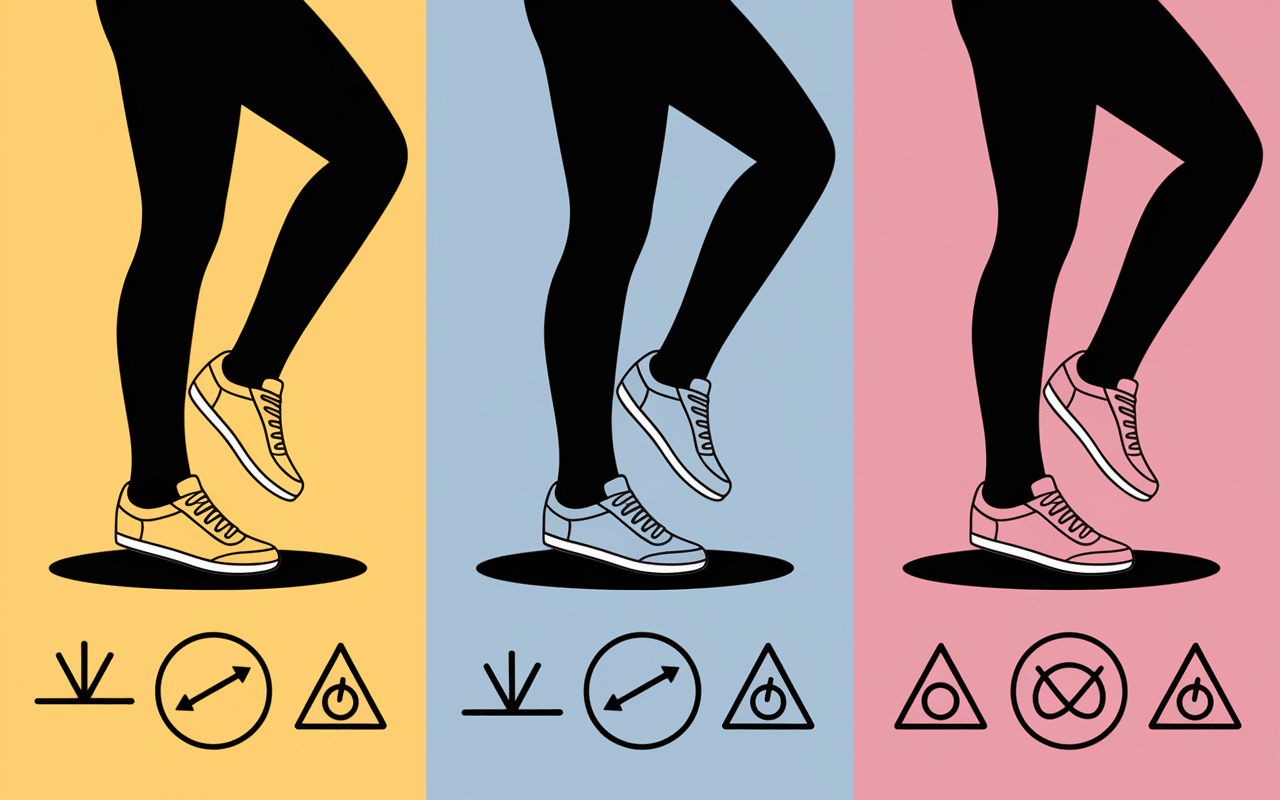 Différence chaussures salle de sport par sport
