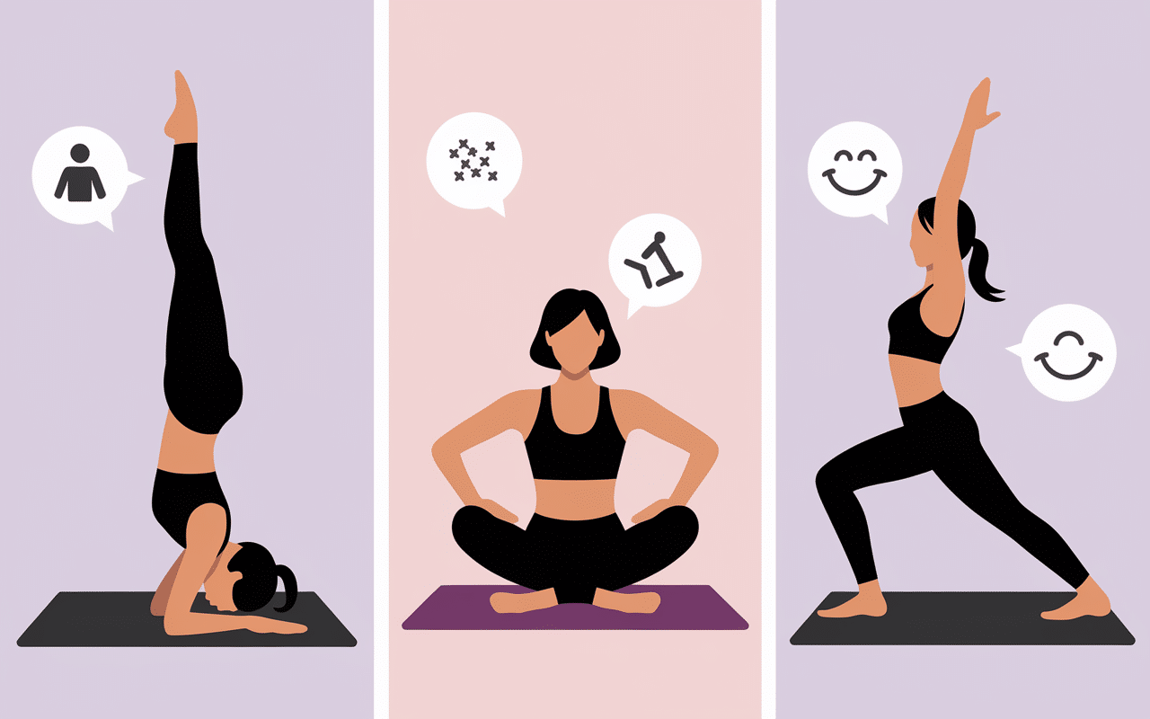Silhouettes pratiquant planche crunch pilates exercices abdos femmes