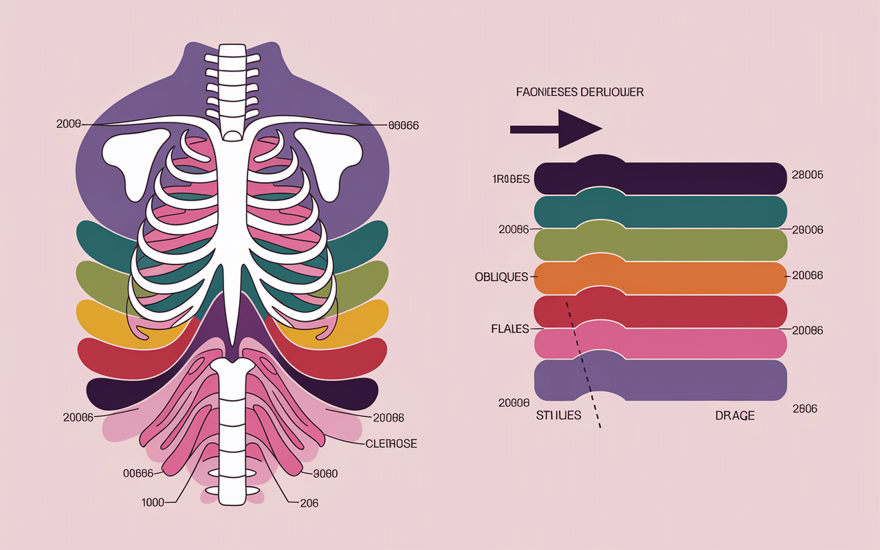 Schéma des muscles abdominaux antérolatéraux anatomie