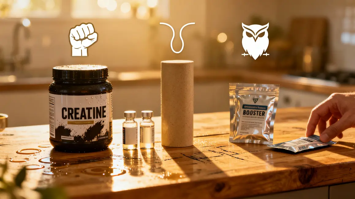 pots creatine flacons hormonaux boosters musculation