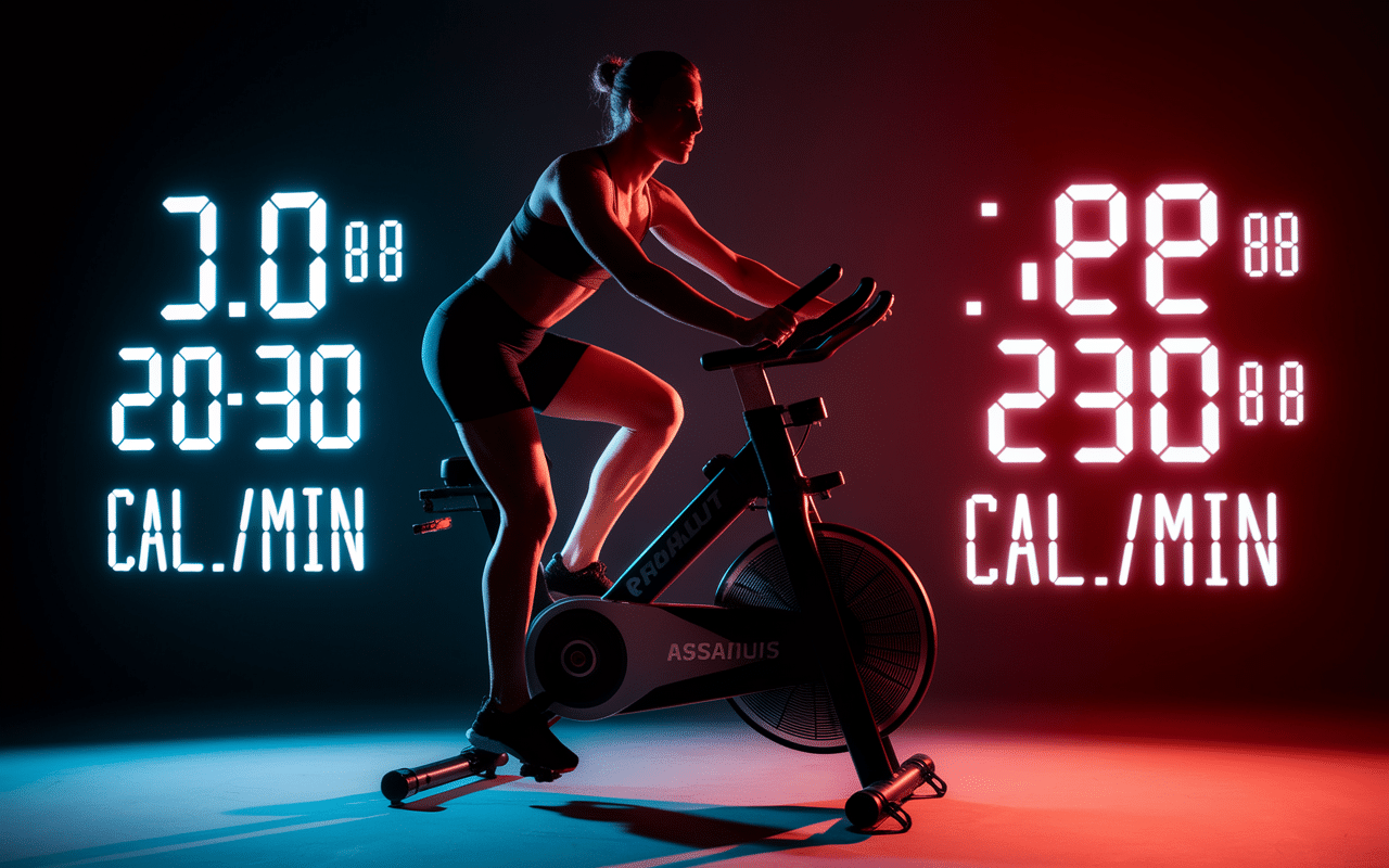 assault bicycle cardio effort homme femme