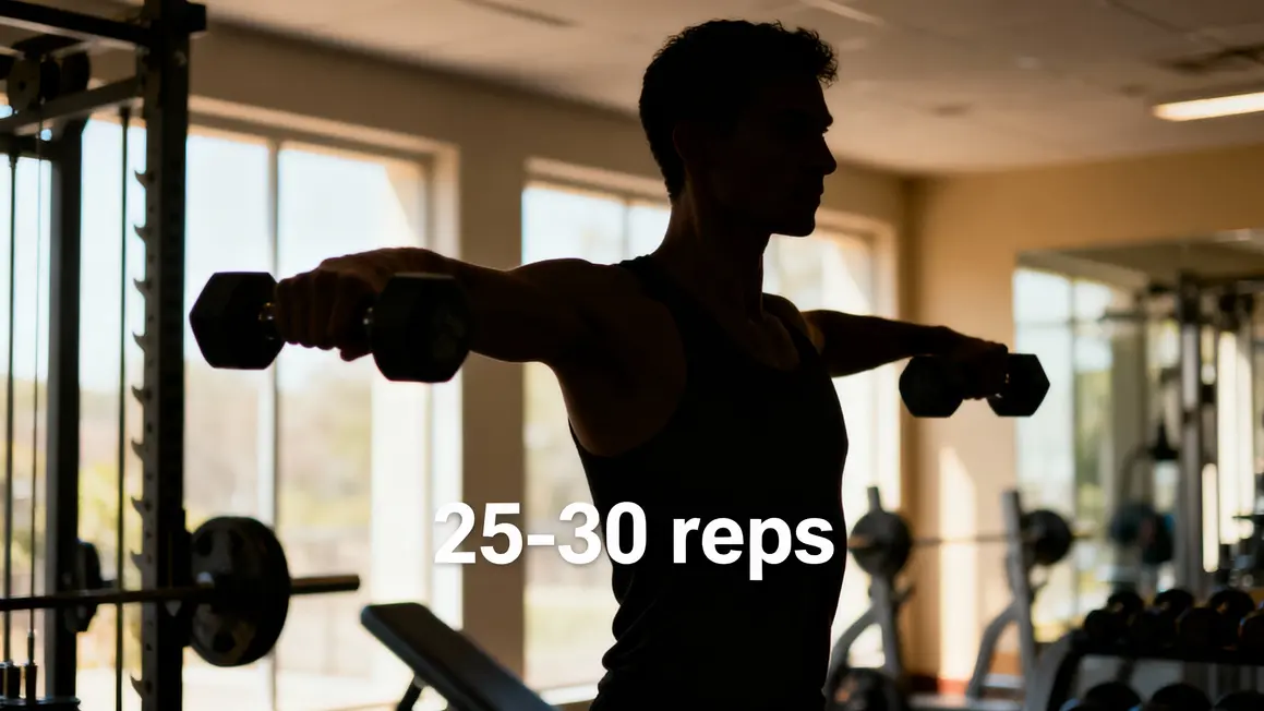 élévations latérales haltères légers musculation