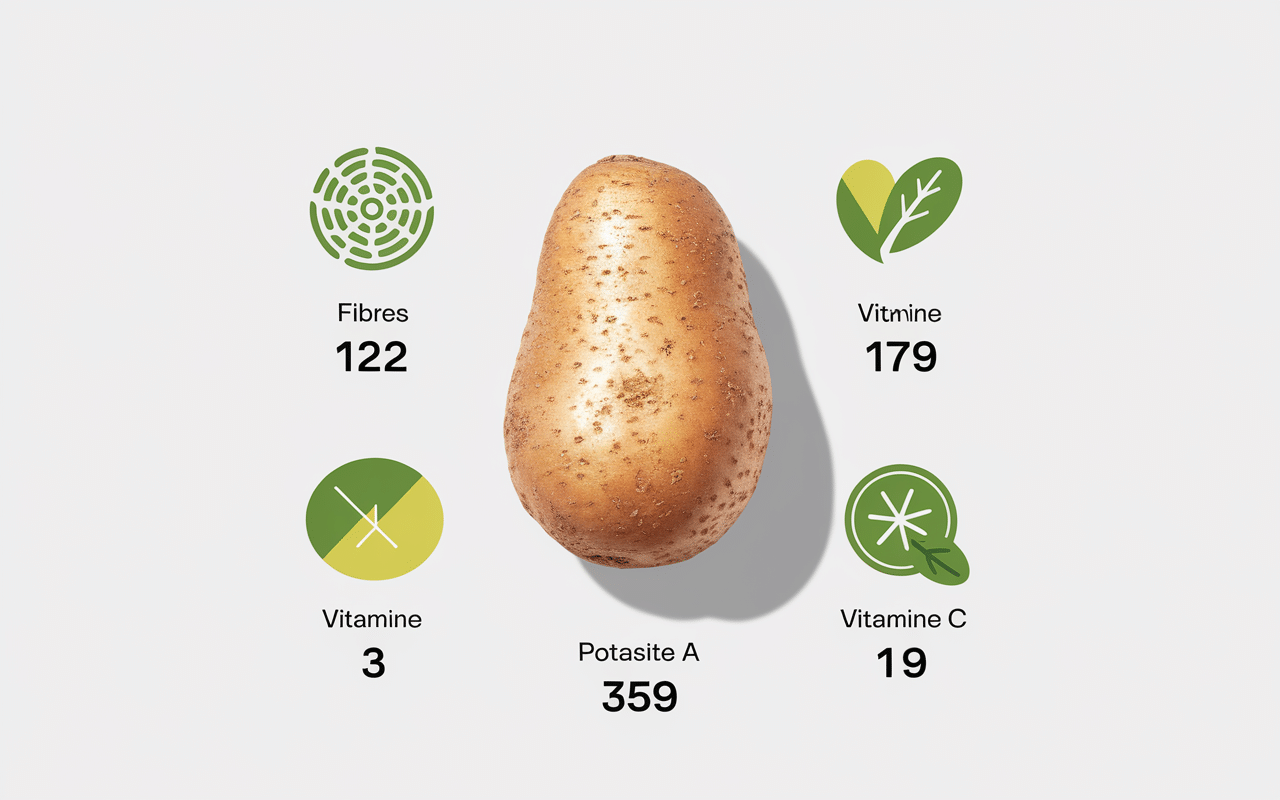 calorie dans une patate douce infographie nutriments