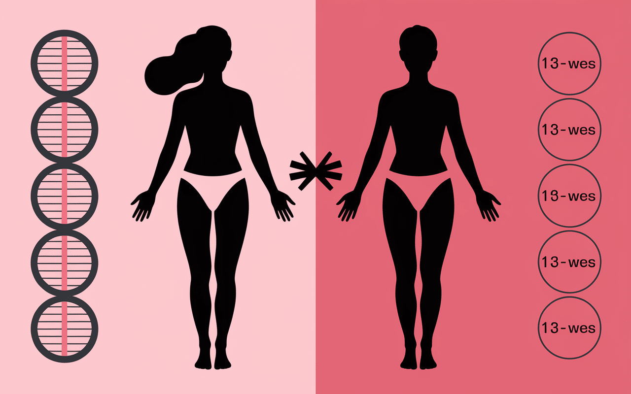 silhouettes femmes comparaison cuisses