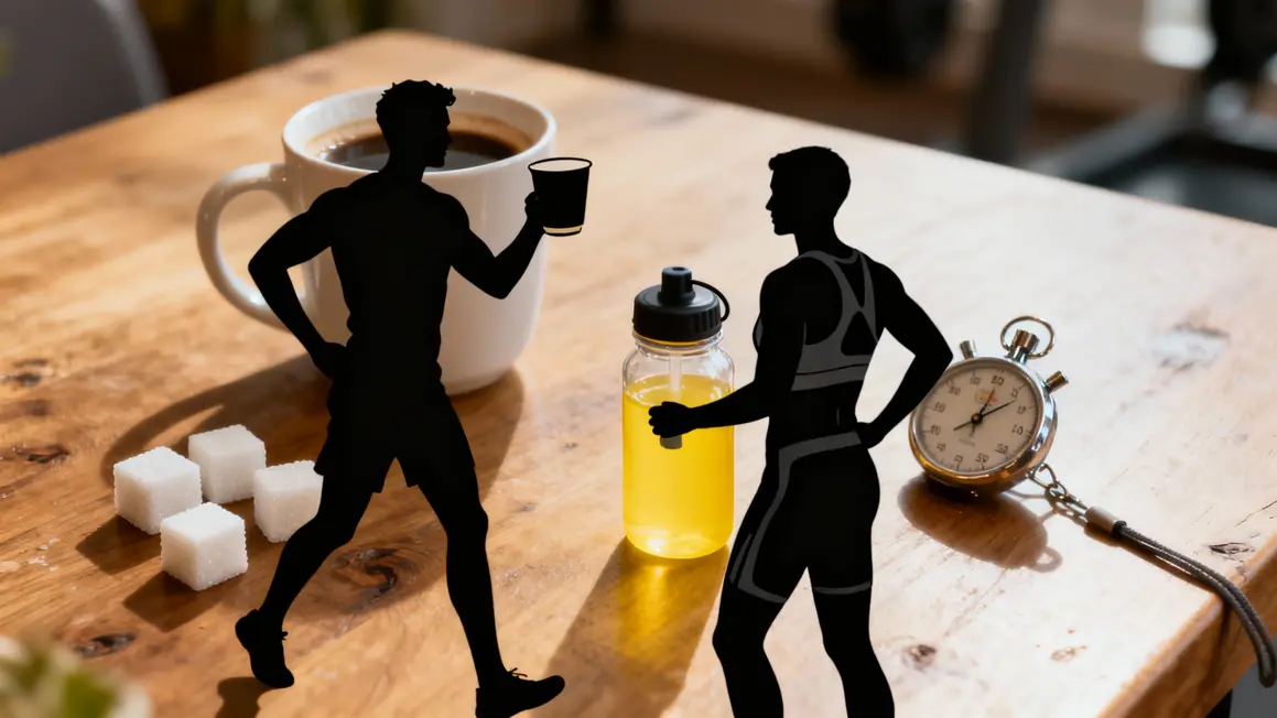 Caféine glucides analyse entraînement