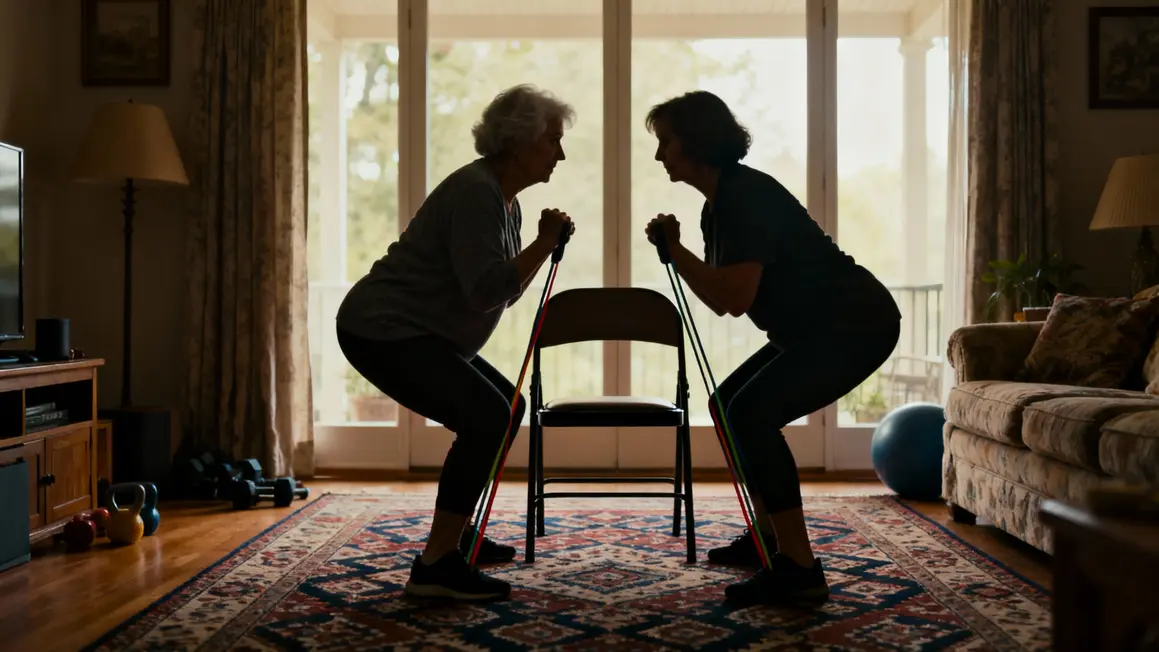 exercices musculation femme senior a domicile