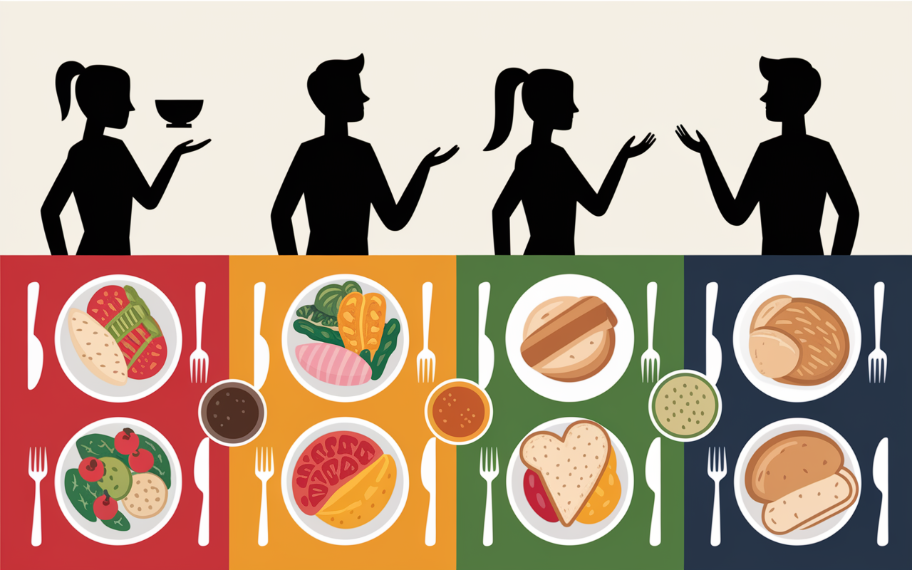 assiettes variées meilleur regime pour perdre du poids